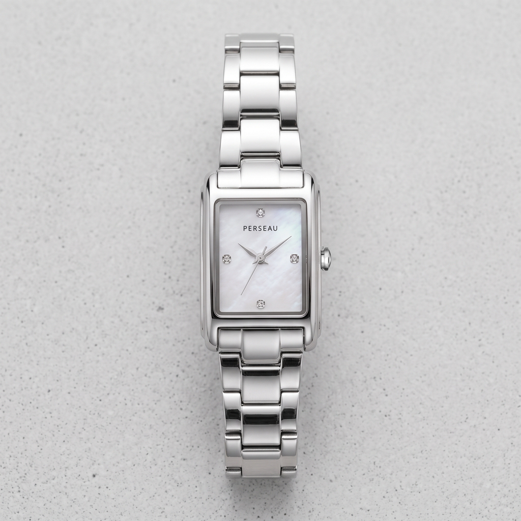 BILLIE SLIM FRAME - SILVER & WHITE